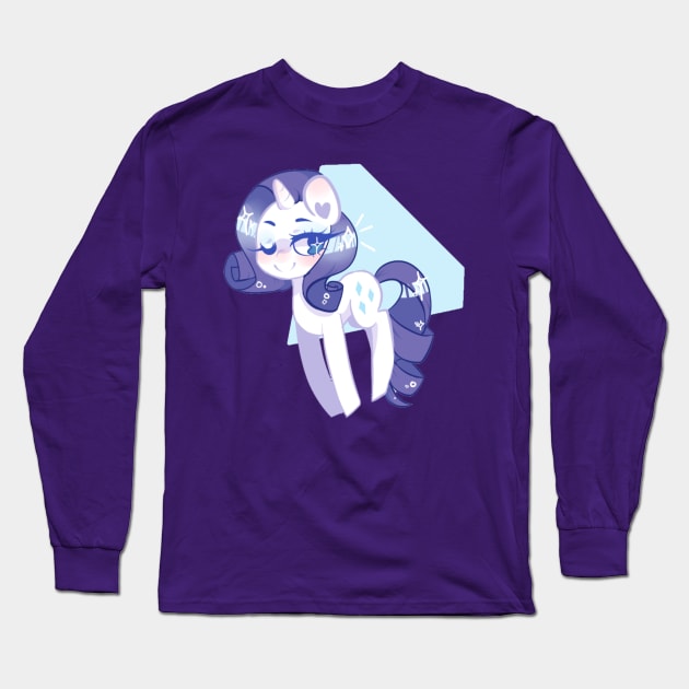 Rarity Wink Long Sleeve T-Shirt by AshieBaby